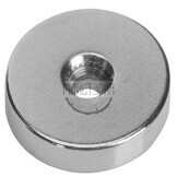Диск  магнитный неодимовый 30х5 мм с зенковкой 10х5,5 мм (упаковка 1 шт.)  Rexant
