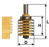 46510 Фреза микрошиповая ф41х47мм хв. 12мм